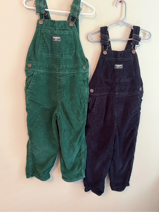 OshKosh B'gosh Other - OshKosh B'gosh Kids Corduroy Overalls - Green and Navy